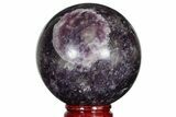 Sparkly, Purple Lepidolite Sphere - Madagascar #214011-1